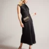 AKANE Satin Midaxi Dress