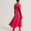 ALLISON Linen Raglan Sleeve Maxi Dress