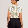 ALLOVER FLORAL T-SHIRT White