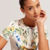ALLOVER FLORAL T-SHIRT White