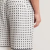 ATTLASS Geo Tile Print Relaxed Pull-On Shorts