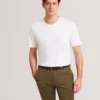 BARTOL Lightweight Cotton Linen Crew Neck T-Shirt