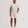 BARTOL Lightweight Cotton Linen Crew Neck T-Shirt