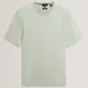 BARTOL Lightweight Cotton Linen Crew Neck T-Shirt