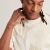 BARYN Jacquard Botanical Wool Blend T-Shirt