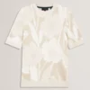 BARYN Jacquard Botanical Wool Blend T-Shirt