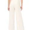 BEATRICE Linen Blend Tailored Wide Leg Pants