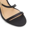 BELLE Bow Embellishment Satin Heeled Sandals