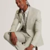 BOTHWIK Duck Print Long Sleeve Oxford Shirt
