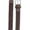 BRAIDED BELT Brown