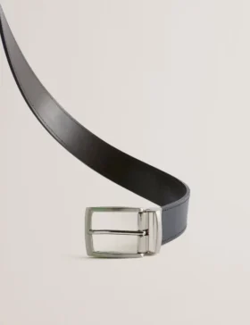 BREEMER Reversible Textured Leather Belt