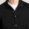 BUTTON FRONT SHACKET Woven Button Through Shirt Jacket