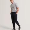 CAMBAY Geometric Leaf Print Short Sleeve Shirt