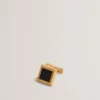 CARDER Carbon Fibre Centre Square Cufflinks