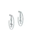 CASSIDY Cascade Hoop Crystal Earrings
