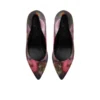 CHARLOTTE Floral Print Pointed Toe Heeled Pumps