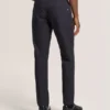 COMPACT HERRINGBONE TROUSERS Black Beauty