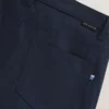 COMPACT HERRINGBONE TROUSERS Blue Nights