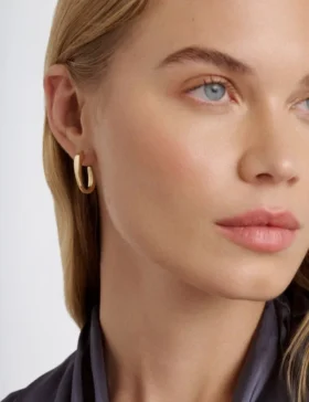CORIE Contour Hoop Earrings