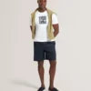 CULVES Relaxed Linen Blend Elasticated Shorts