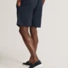 CULVES Relaxed Linen Blend Elasticated Shorts