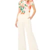 DEVIN Painted Floral Slim Fit T-Shirt