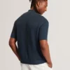 DOMATI Diamond Crochet Knit Short Sleeve Shirt