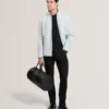 DOMNICO Funnel Neck Zip-Up Fleece Jacket