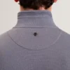 DURANO Quilted Front Zip-Through Knit Jacket