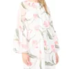 EFIA Floral Chiffon Frill Sleeve Mini Dress