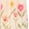 ELINE Floral Hem Woven Strappy Midi Dress