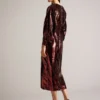 EMALEEE Sequin Midi Dress
