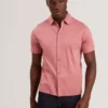 FILLIPP Soft Jersey Button-Through Polo Shirt