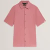FILLIPP Soft Jersey Button-Through Polo Shirt