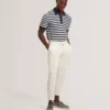 FROOBIE Wavy Stripe Merino Wool Blend Polo