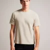 FRUTE Short Sleeve Regular Textured T-Shirt