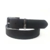 GEO EMBOSSED BELT Black