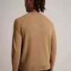 GLANT Cashmere Cable Detail Crew Neck Jumper