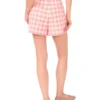 HANA Gingham Tailored High-Waisted Shorts