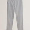 HANDLY Micro Houndstooth Slim Fit Pants