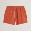 HEFFNER Seersucker Mid-Length Swim Shorts
