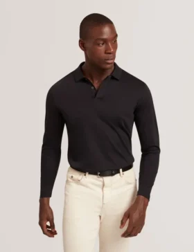 IGNAC Soft Touch Jersey Long Sleeve Polo