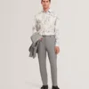 KALMILL Photograhic Leaf Print Regular Fit Shirt
