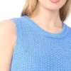 KAYLA Open Knit Sleeveless Midi Dress