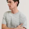 KELEPA Short Sleeve Relaxed Fit Textured Knit T-Shirt
