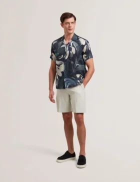 KENLEYS Linen Cotton Woven Tailored Shorts