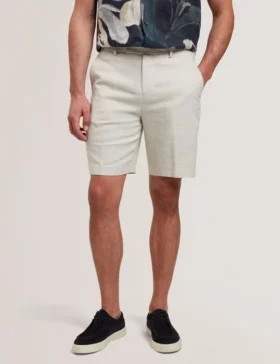 KENLEYS Linen Cotton Woven Tailored Shorts