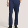 KNIT TWILL ELASTIC TROUSERS Insignia Blue Heather