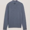KURNLE T Knit Half Zip Funnel Neck Jumper