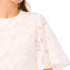 LORI Broderie Anglaise Angel Sleeve Mini Dress